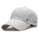 Sombrero para el sol para hombre al aire libre de secado rápido y transpirable para pescar en verano - Estilo gorra de béisbol