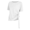 Instinct Blue – Blusa Deportiva Mujer | Manga Corta | Fitness y Entrenamiento