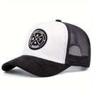 Gorra de béisbol de malla de verano para hombres y mujeres, gorra Snapback con parche de letras ENJOY LIFE, gorras de camionero de Hip Hop de calle Unisex transpirables informales